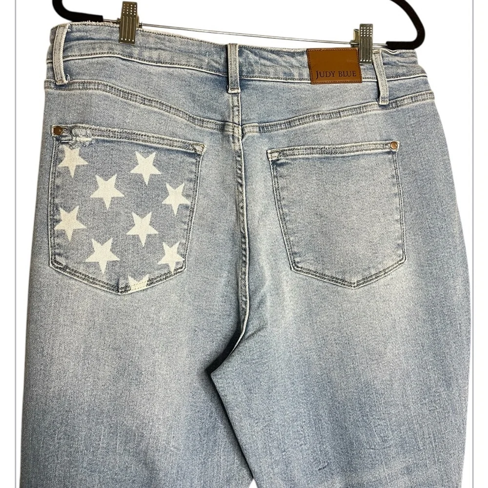 Judy Blue Star Pocket Boyfriend Jeans size 18 W